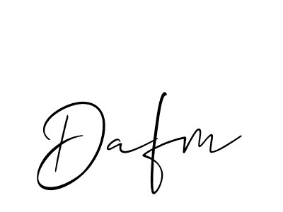 Similarly Allison_Script is the best handwritten signature design. Signature creator online .You can use it as an online autograph creator for name Dafm. Dafm signature style 2 images and pictures png