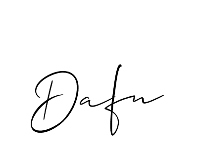 Dafn stylish signature style. Best Handwritten Sign (Allison_Script) for my name. Handwritten Signature Collection Ideas for my name Dafn. Dafn signature style 2 images and pictures png