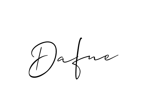 Best and Professional Signature Style for Dafne. Allison_Script Best Signature Style Collection. Dafne signature style 2 images and pictures png