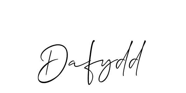 Create a beautiful signature design for name Dafydd. With this signature (Allison_Script) fonts, you can make a handwritten signature for free. Dafydd signature style 2 images and pictures png