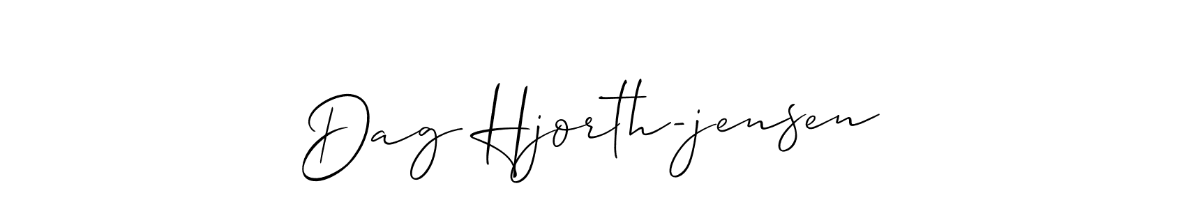 How to Draw Dag Hjorth-jensen signature style? Allison_Script is a latest design signature styles for name Dag Hjorth-jensen. Dag Hjorth-jensen signature style 2 images and pictures png