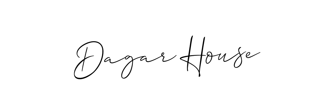 Make a beautiful signature design for name Dagar House. With this signature (Allison_Script) style, you can create a handwritten signature for free. Dagar House signature style 2 images and pictures png