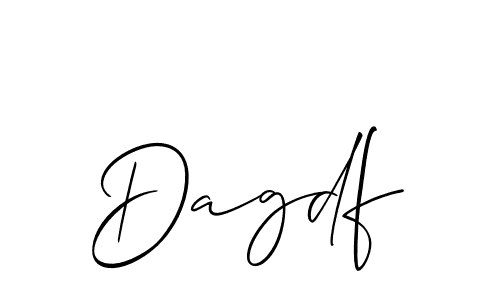 You should practise on your own different ways (Allison_Script) to write your name (Dagdf) in signature. don't let someone else do it for you. Dagdf signature style 2 images and pictures png