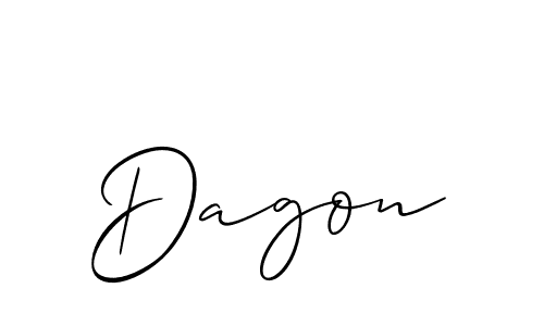 Allison_Script is a professional signature style that is perfect for those who want to add a touch of class to their signature. It is also a great choice for those who want to make their signature more unique. Get Dagon name to fancy signature for free. Dagon signature style 2 images and pictures png