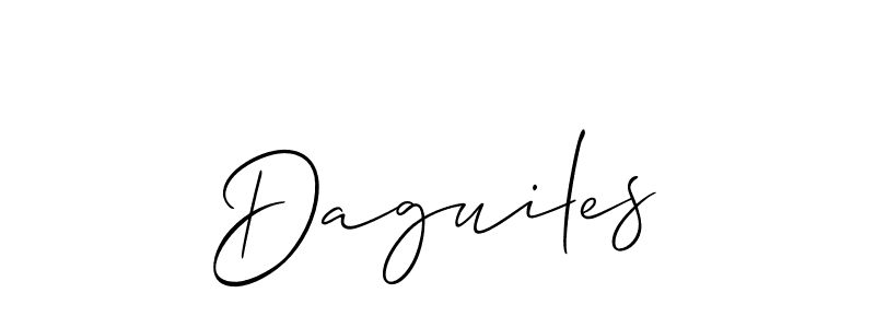 Once you've used our free online signature maker to create your best signature Allison_Script style, it's time to enjoy all of the benefits that Daguiles name signing documents. Daguiles signature style 2 images and pictures png