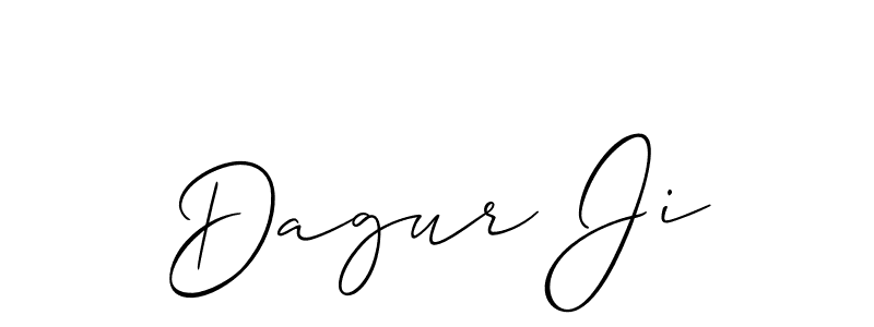 if you are searching for the best signature style for your name Dagur Ji. so please give up your signature search. here we have designed multiple signature styles  using Allison_Script. Dagur Ji signature style 2 images and pictures png