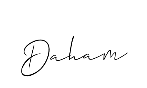 You can use this online signature creator to create a handwritten signature for the name Daham. This is the best online autograph maker. Daham signature style 2 images and pictures png