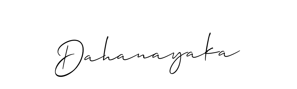 Also we have Dahanayaka name is the best signature style. Create professional handwritten signature collection using Allison_Script autograph style. Dahanayaka signature style 2 images and pictures png