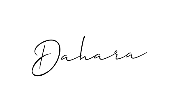 Dahara stylish signature style. Best Handwritten Sign (Allison_Script) for my name. Handwritten Signature Collection Ideas for my name Dahara. Dahara signature style 2 images and pictures png