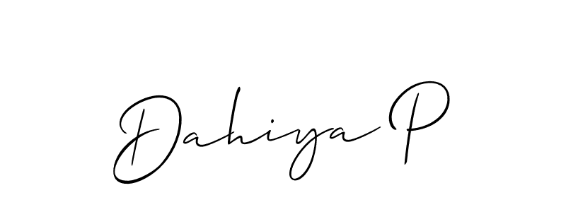 You can use this online signature creator to create a handwritten signature for the name Dahiya P. This is the best online autograph maker. Dahiya P signature style 2 images and pictures png