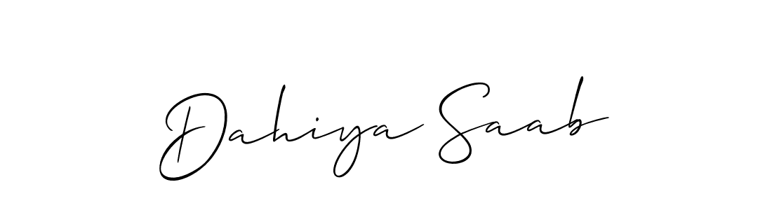 It looks lik you need a new signature style for name Dahiya Saab. Design unique handwritten (Allison_Script) signature with our free signature maker in just a few clicks. Dahiya Saab signature style 2 images and pictures png
