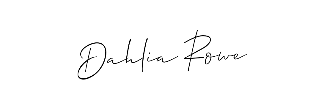 Allison_Script is a professional signature style that is perfect for those who want to add a touch of class to their signature. It is also a great choice for those who want to make their signature more unique. Get Dahlia Rowe name to fancy signature for free. Dahlia Rowe signature style 2 images and pictures png