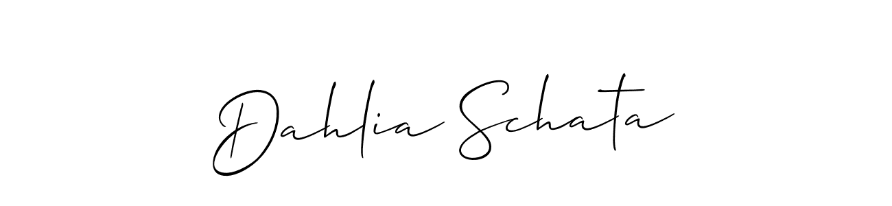 if you are searching for the best signature style for your name Dahlia Schata. so please give up your signature search. here we have designed multiple signature styles  using Allison_Script. Dahlia Schata signature style 2 images and pictures png