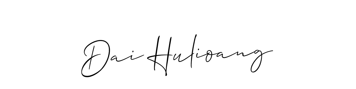 How to make Dai Hulioang signature? Allison_Script is a professional autograph style. Create handwritten signature for Dai Hulioang name. Dai Hulioang signature style 2 images and pictures png