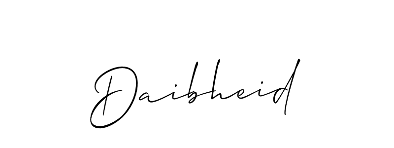 How to Draw Daibheid signature style? Allison_Script is a latest design signature styles for name Daibheid. Daibheid signature style 2 images and pictures png
