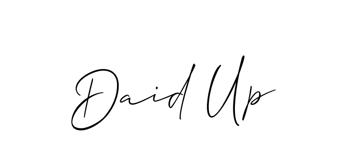 You can use this online signature creator to create a handwritten signature for the name Daid Up. This is the best online autograph maker. Daid Up signature style 2 images and pictures png
