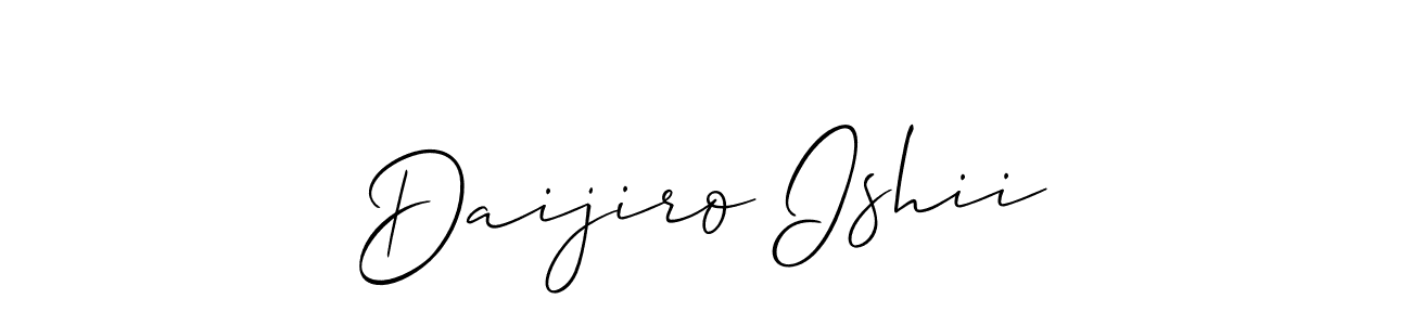 See photos of Daijiro Ishii official signature by Spectra . Check more albums & portfolios. Read reviews & check more about Allison_Script font. Daijiro Ishii signature style 2 images and pictures png