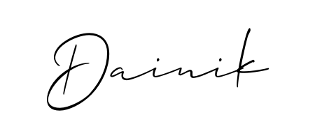 Explore multiple handwriting variations for Dainik including this stunning Allison_Script design. Free to use across all platforms. Dainik signature style 2 images and pictures png