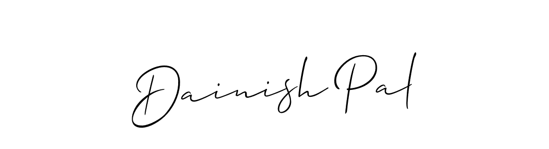 Best and Professional Signature Style for Dainish Pal. Allison_Script Best Signature Style Collection. Dainish Pal signature style 2 images and pictures png
