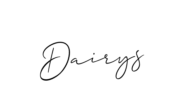 Best and Professional Signature Style for Dairys. Allison_Script Best Signature Style Collection. Dairys signature style 2 images and pictures png