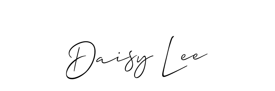 How to make Daisy Lee name signature. Use Allison_Script style for creating short signs online. This is the latest handwritten sign. Daisy Lee signature style 2 images and pictures png