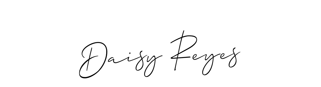 You should practise on your own different ways (Allison_Script) to write your name (Daisy Reyes) in signature. don't let someone else do it for you. Daisy Reyes signature style 2 images and pictures png