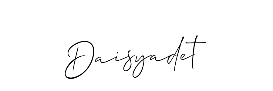 Once you've used our free online signature maker to create your best signature Allison_Script style, it's time to enjoy all of the benefits that Daisyadet name signing documents. Daisyadet signature style 2 images and pictures png