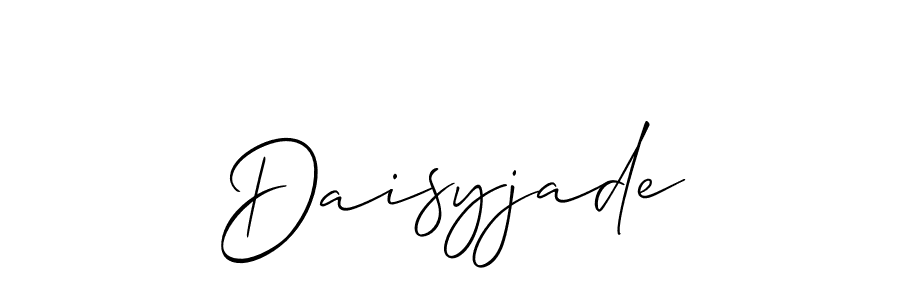 Once you've used our free online signature maker to create your best signature Allison_Script style, it's time to enjoy all of the benefits that Daisyjade name signing documents. Daisyjade signature style 2 images and pictures png