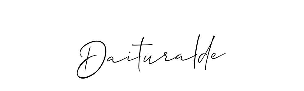 Once you've used our free online signature maker to create your best signature Allison_Script style, it's time to enjoy all of the benefits that Daituralde name signing documents. Daituralde signature style 2 images and pictures png