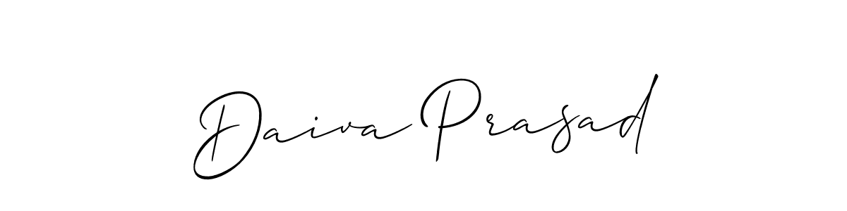 How to Draw Daiva Prasad signature style? Allison_Script is a latest design signature styles for name Daiva Prasad. Daiva Prasad signature style 2 images and pictures png