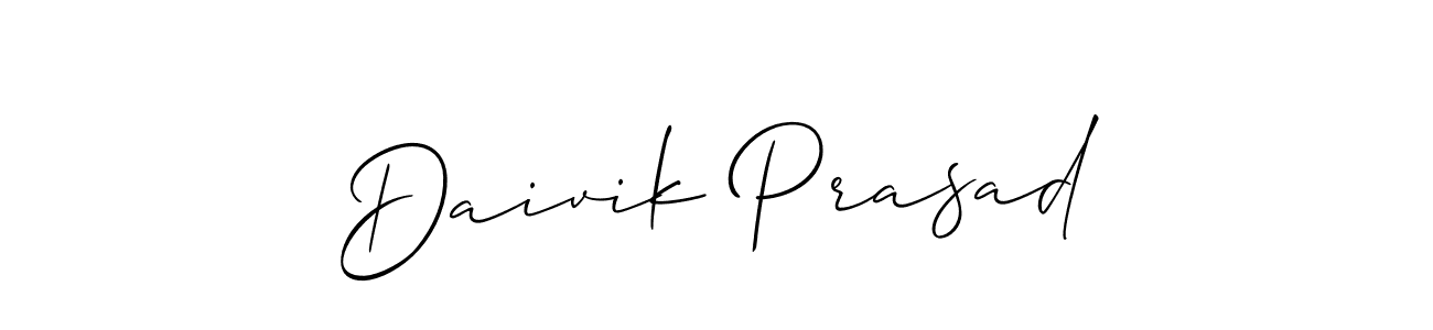 Best and Professional Signature Style for Daivik Prasad. Allison_Script Best Signature Style Collection. Daivik Prasad signature style 2 images and pictures png