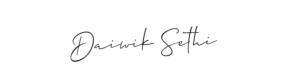 Here are the top 10 professional signature styles for the name Daiwik Sethi. These are the best autograph styles you can use for your name. Daiwik Sethi signature style 2 images and pictures png