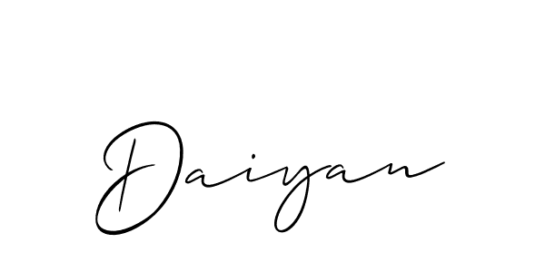 You should practise on your own different ways (Allison_Script) to write your name (Daiyan) in signature. don't let someone else do it for you. Daiyan signature style 2 images and pictures png