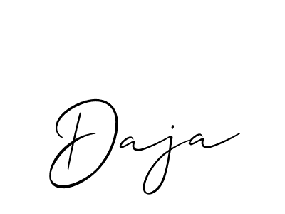 You can use this online signature creator to create a handwritten signature for the name Daja. This is the best online autograph maker. Daja signature style 2 images and pictures png