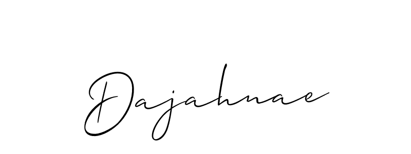 Also we have Dajahnae name is the best signature style. Create professional handwritten signature collection using Allison_Script autograph style. Dajahnae signature style 2 images and pictures png