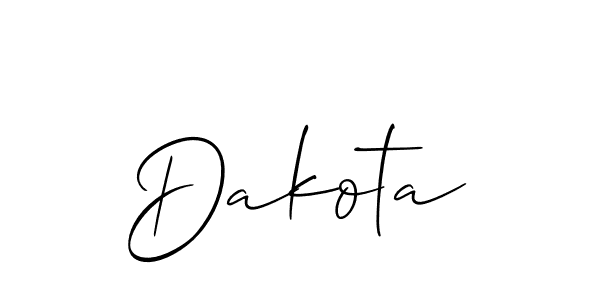 Make a beautiful signature design for name Dakota. Use this online signature maker to create a handwritten signature for free. Dakota signature style 2 images and pictures png