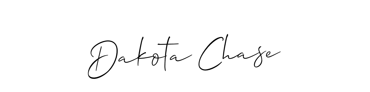 Dakota Chase stylish signature style. Best Handwritten Sign (Allison_Script) for my name. Handwritten Signature Collection Ideas for my name Dakota Chase. Dakota Chase signature style 2 images and pictures png