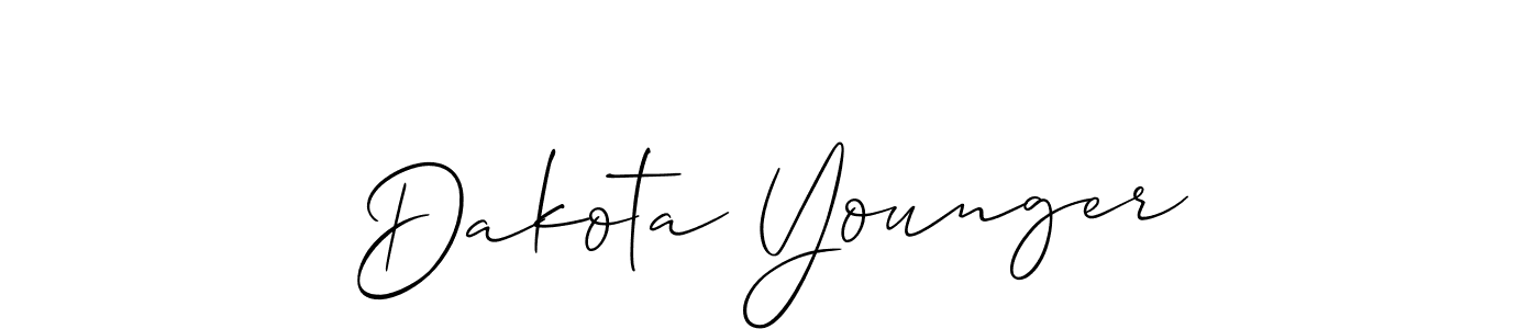 Make a beautiful signature design for name Dakota Younger. Use this online signature maker to create a handwritten signature for free. Dakota Younger signature style 2 images and pictures png