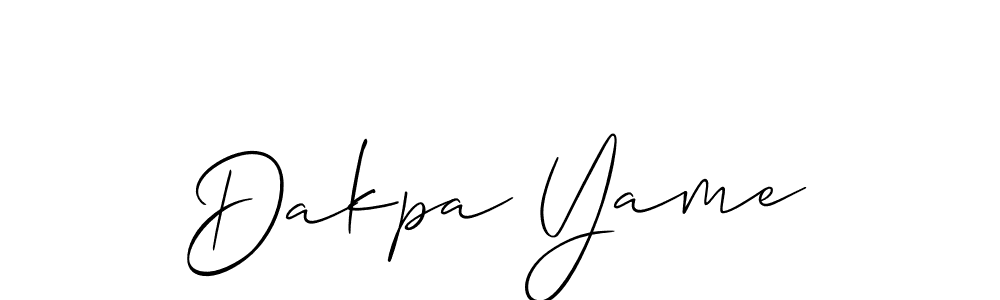 How to Draw Dakpa Yame signature style? Allison_Script is a latest design signature styles for name Dakpa Yame. Dakpa Yame signature style 2 images and pictures png