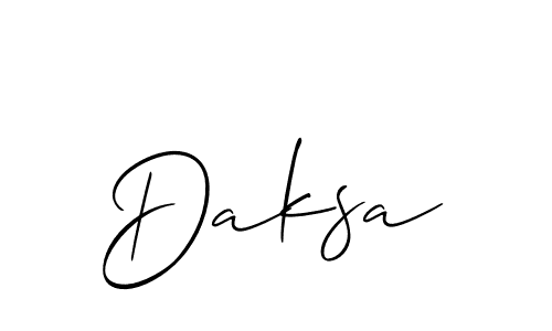 Make a beautiful signature design for name Daksa. Use this online signature maker to create a handwritten signature for free. Daksa signature style 2 images and pictures png
