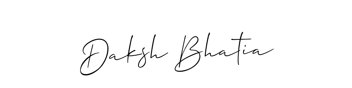 Here are the top 10 professional signature styles for the name Daksh Bhatia. These are the best autograph styles you can use for your name. Daksh Bhatia signature style 2 images and pictures png