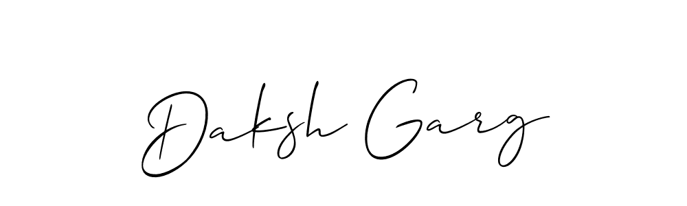 You can use this online signature creator to create a handwritten signature for the name Daksh Garg. This is the best online autograph maker. Daksh Garg signature style 2 images and pictures png