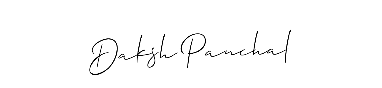 It looks lik you need a new signature style for name Daksh Panchal. Design unique handwritten (Allison_Script) signature with our free signature maker in just a few clicks. Daksh Panchal signature style 2 images and pictures png