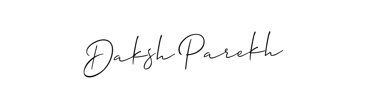 Make a beautiful signature design for name Daksh Parekh. Use this online signature maker to create a handwritten signature for free. Daksh Parekh signature style 2 images and pictures png