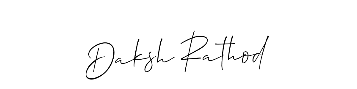 Make a beautiful signature design for name Daksh Rathod. Use this online signature maker to create a handwritten signature for free. Daksh Rathod signature style 2 images and pictures png