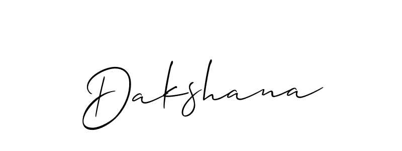 You should practise on your own different ways (Allison_Script) to write your name (Dakshana) in signature. don't let someone else do it for you. Dakshana signature style 2 images and pictures png