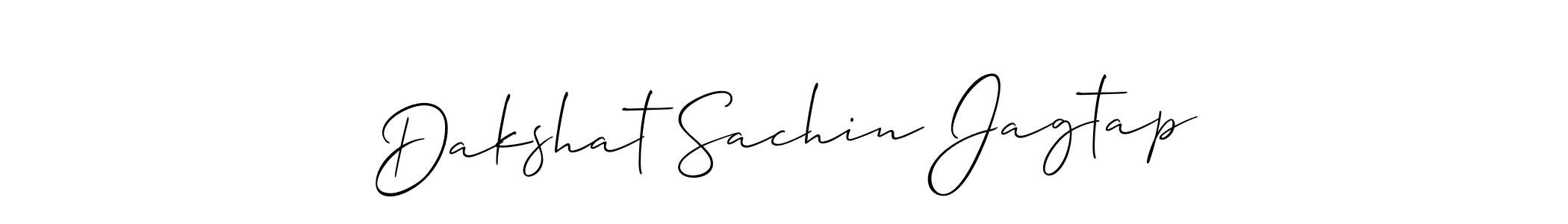 Use a signature maker to create a handwritten signature online. With this signature software, you can design (Allison_Script) your own signature for name Dakshat Sachin Jagtap. Dakshat Sachin Jagtap signature style 2 images and pictures png