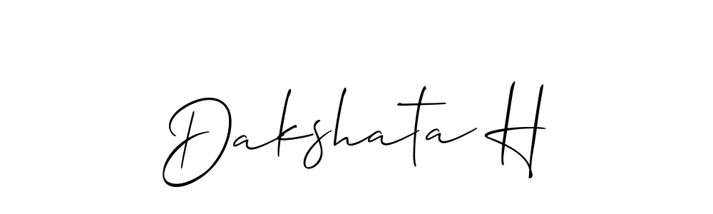 Make a beautiful signature design for name Dakshata H. Use this online signature maker to create a handwritten signature for free. Dakshata H signature style 2 images and pictures png