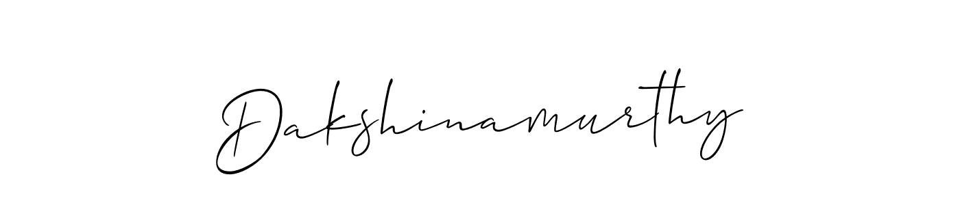 Make a beautiful signature design for name Dakshinamurthy. With this signature (Allison_Script) style, you can create a handwritten signature for free. Dakshinamurthy signature style 2 images and pictures png