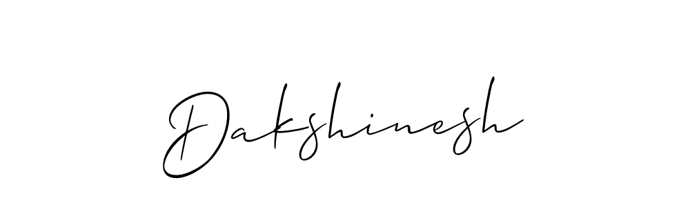 How to make Dakshinesh name signature. Use Allison_Script style for creating short signs online. This is the latest handwritten sign. Dakshinesh signature style 2 images and pictures png